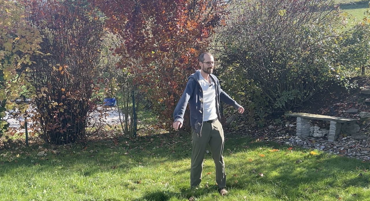 Cédric Vonlanthen dans la nature